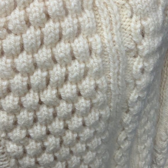 Vintage 7 button fisherman cardigan sweater-no size looks like a Large/XL - Picture 5 of 6